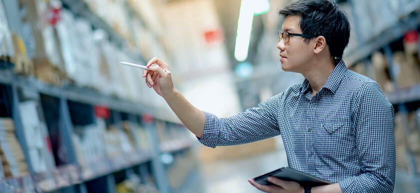Warehouse and stock management